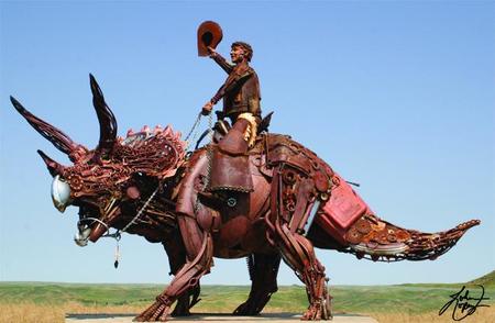 Triceratops Cowboy - John Lopez