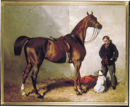 Alfred De Dreux, " Atalanta", 1853-1855, Musée du Château de Maisons-Laffitte. 