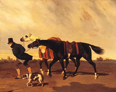 Alfred De Dreux, " Retour de courses", 1842, collection privée. 